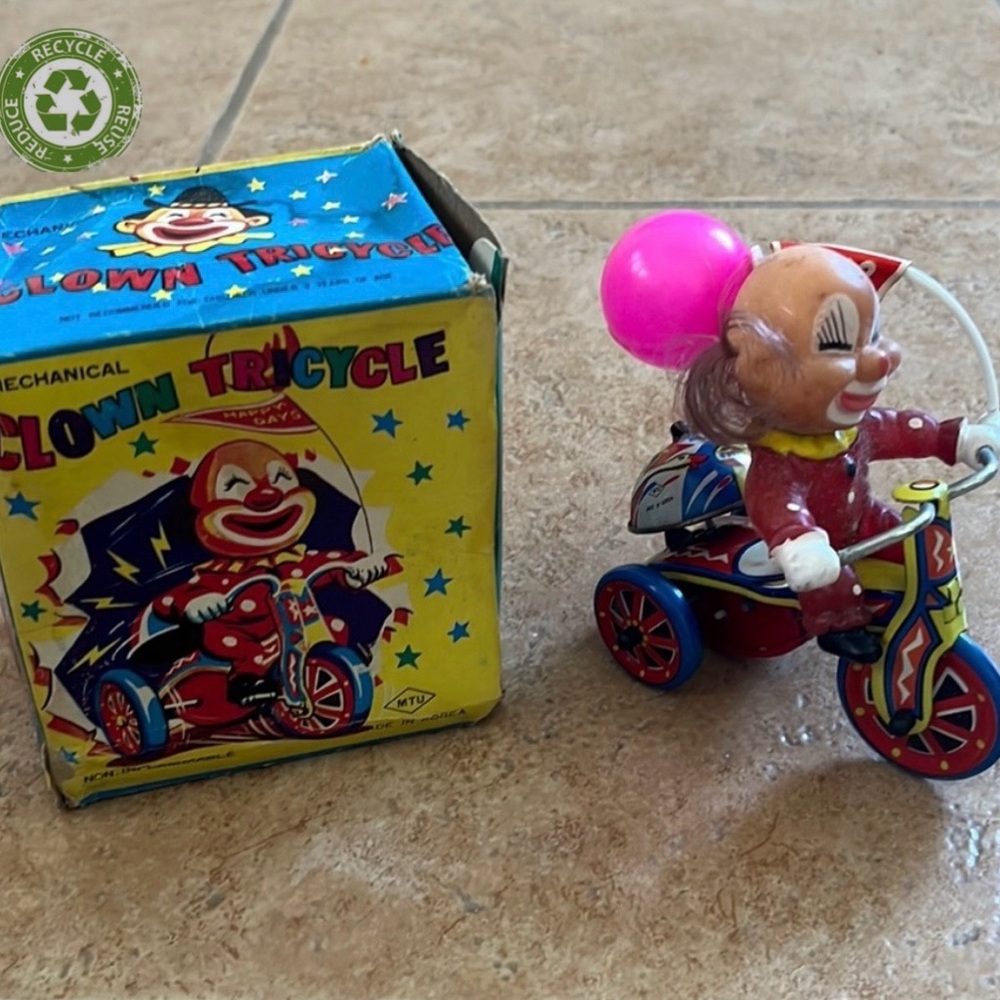 Clown Try Clycle antique 70’